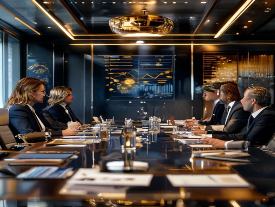 Corporate strategy review meeting